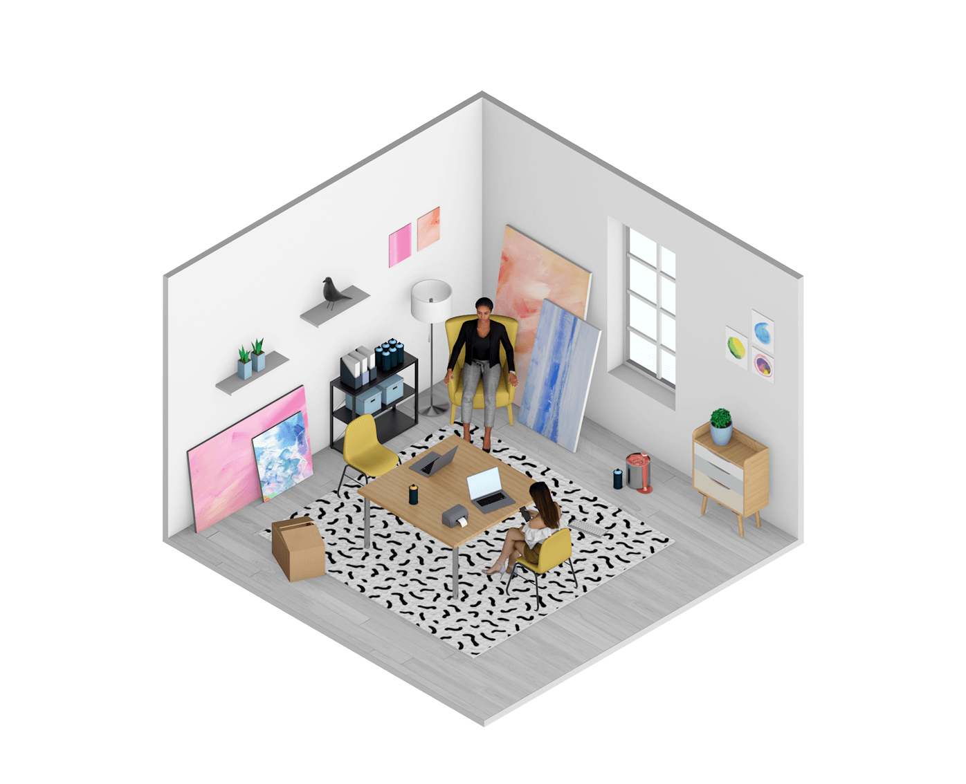 Warehouse and offices for rent in Atlanta Saltbox